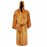Male Flannel Robe Male With Hooded Thick Star Dressing Gown Jedi Empire Men's Bathrobe Winter Long Robe Mens Bath Robes Homewear