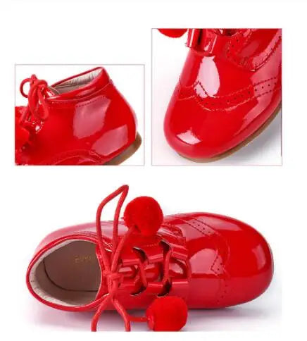 Girls Shoes 2021 Autumn / Winter Baby Toddler Genuine Leather Ankle Boots Girls Autumn Children Shoes Kids Boots Size21-27