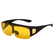 Flip Up Polarized Sunglasses Women Men Wear Over Myopia Prescription Glasses Photochromic Fishing Night Vision Driving Glasses
