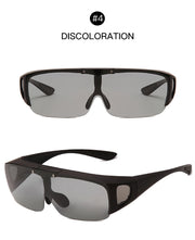 Flip Up Polarized Sunglasses Women Men Wear Over Myopia Prescription Glasses Photochromic Fishing Night Vision Driving Glasses