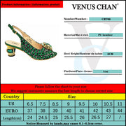 Doershow beautiful Italian Shoes And Bag Sets For Evening Party With Stones Italian Leather Handbags Match Bags!!HWE1-1