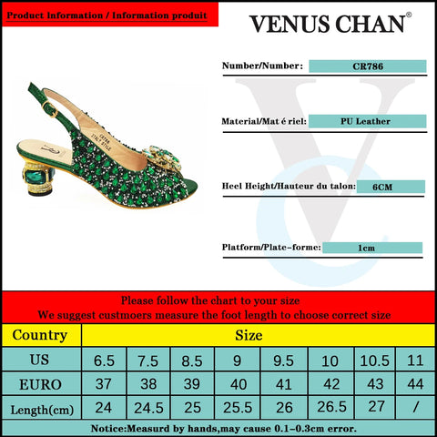 Doershow beautiful Italian Shoes And Bag Sets For Evening Party With Stones Italian Leather Handbags Match Bags!!HWE1-1