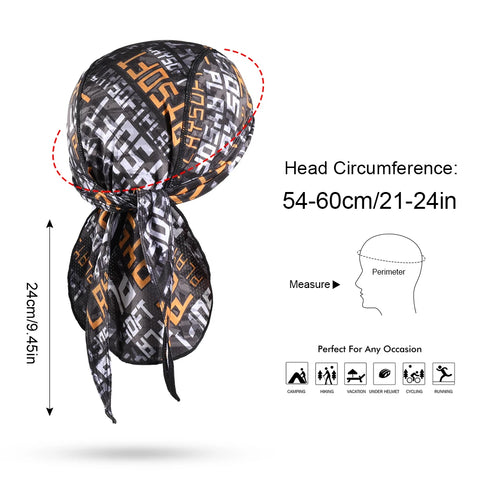 Men Women Quick Dry Cycling Cap Sport Head Scarf Running Riding Bandana Pirate Hat Anti-Sweat Headband Summer Breathable Beanies