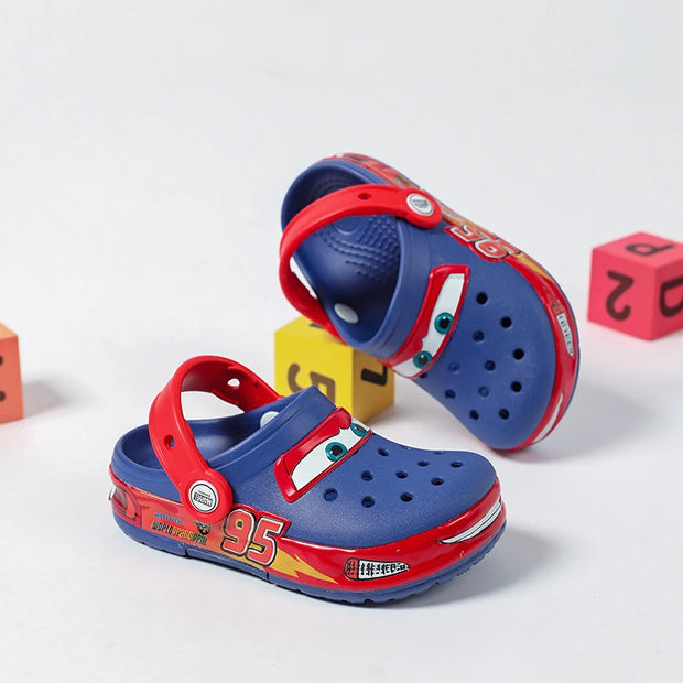 New Cars Lightning Mcqueen Shoes Children'S Slippers Boy Girl Anti Slip Anti Odor Beach Sandals Birthday Gift