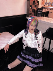 Girls Miniskirt Woman Clothing Harajuku Subculture Skirts Retro Lolita Lace Cake Short Dress Summer Punk Cosplay Layered Skirt