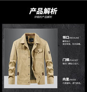 mens cargo jackets New Fashion bomber jacket mens wear simple British style Warm Windproof Jacket and coat baseball jacket male