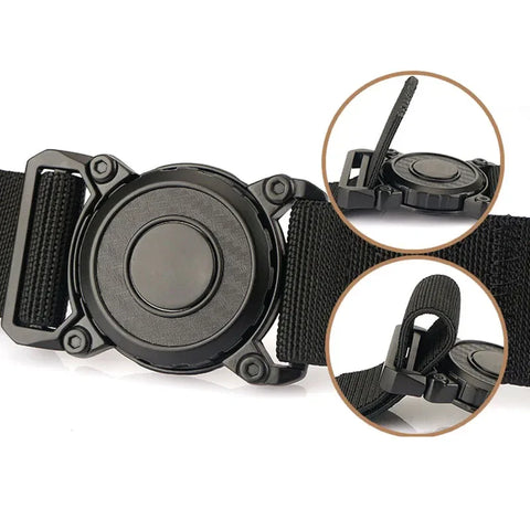 Rotary Quick Release Alloy Buckle Belts for Men Wear-resistant Nylon Tactical Belt Multifunctional Outdoor Belt Hunting