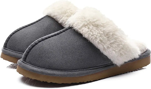 Crestar Women's Fuzzy Memory Foam Slippers Fluffy Winter House Shoes Indoor and Outdoor Lovers Warm Slippers With Good Wrapping