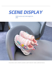 2023 Autumn Luminous Sneakers for Girls Boys Led Light Up Casual Shoes Kids Breathable Mesh Sports Shoes Tenis Infantil Menino