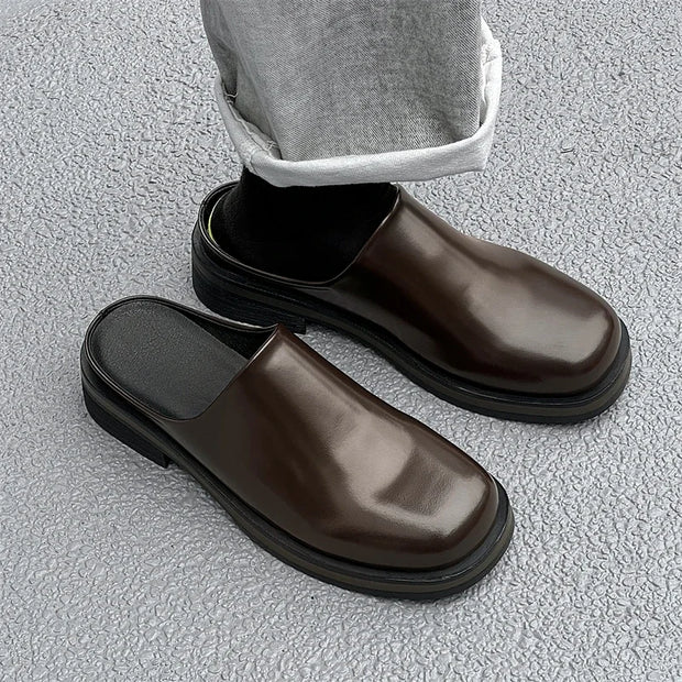 GIOIO New high quality summer men wear shoes fashion half slippers a slip-on