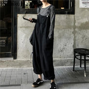 Denim Jump Suits for Women High Waist Harajuku Wide Leg Pants Playsuit Streetwear Chic Casual Summer Bodysuit 2025 New Bottoms