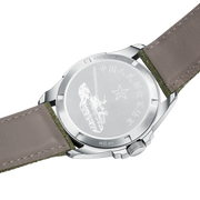 Seagull Luxury Bracelet Military Men Watch Automatic Mechanical Watches For Men Wear Resistant Leather Strap Luminous Clock D581