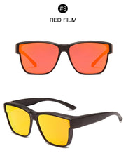 Vintage Polarized Sunglasses Women Men Wear Over Myopia Glasses Photochromic Fishing Cycling Glasses Night Vision Driving Goggle