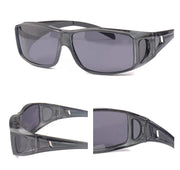 2023 Polarized Sunglasses Men Wear Over Myopia Prescription Glasses Fishing Eyewear Vintage Night Vision Driving Goggles