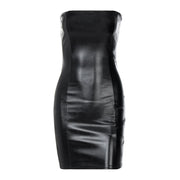 Hawthaw Women Fashion Party Club Streetwear Bodycon Black Mini Dress 2024 Summer Clothes