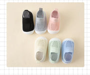 Baby Spring/Summer Soft Sole Socks Shoes Mesh Unisex Baby Anti Slip Floor Socks Children's 0-3T Lightweight Soft Walking Shoes