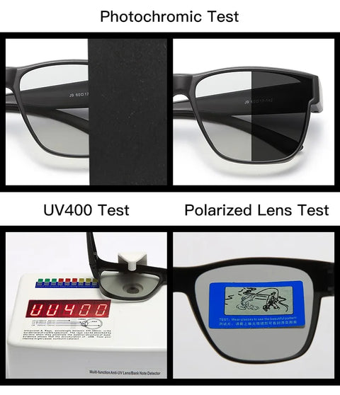 Vintage Polarized Sunglasses Women Men Wear Over Myopia Glasses Photochromic Fishing Cycling Glasses Night Vision Driving Goggle