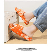 Summer men's and women's flip-flops beach shoes New flat slippers couples comfortable non-slip bathroom sandals
