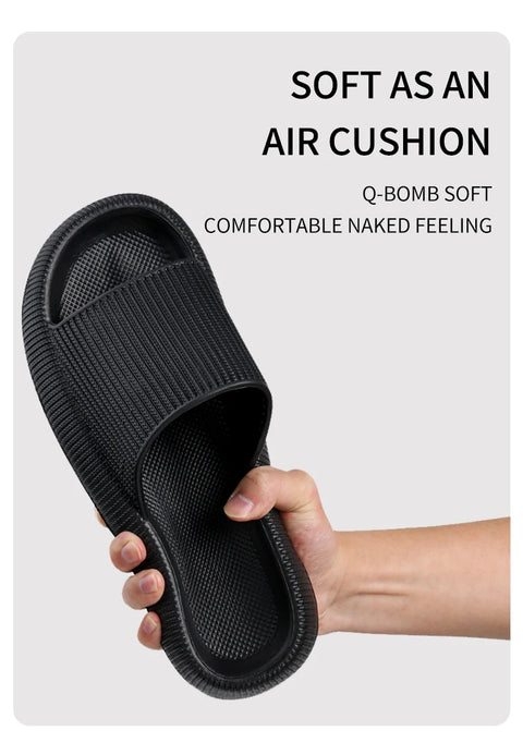 Slippers men wear thick-soled non-slip summer quarters bathroom shower Eva sandals