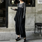 Denim Jump Suits for Women High Waist Harajuku Wide Leg Pants Playsuit Streetwear Chic Casual Summer Bodysuit 2025 New Bottoms