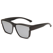 Vintage Polarized Sunglasses Women Men Wear Over Myopia Glasses Photochromic Fishing Cycling Glasses Night Vision Driving Goggle