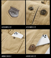 mens cargo jackets New Fashion bomber jacket mens wear simple British style Warm Windproof Jacket and coat baseball jacket male