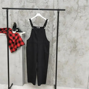 Denim Jump Suits for Women High Waist Harajuku Wide Leg Pants Playsuit Streetwear Chic Casual Summer Bodysuit 2025 New Bottoms