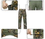 Camouflage Outdoor Hunting Tactical Pants Mens Wear-resistant Multi-pocket Work Trousers Combat Training Hiking Pants Plus Size