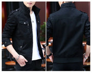 mens cargo jackets New Fashion bomber jacket mens wear simple British style Warm Windproof Jacket and coat baseball jacket male