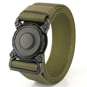 Rotary Quick Release Alloy Buckle Belts for Men Wear-resistant Nylon Tactical Belt Multifunctional Outdoor Belt Hunting