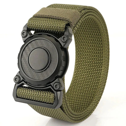 Rotary Quick Release Alloy Buckle Belts for Men Wear-resistant Nylon Tactical Belt Multifunctional Outdoor Belt Hunting