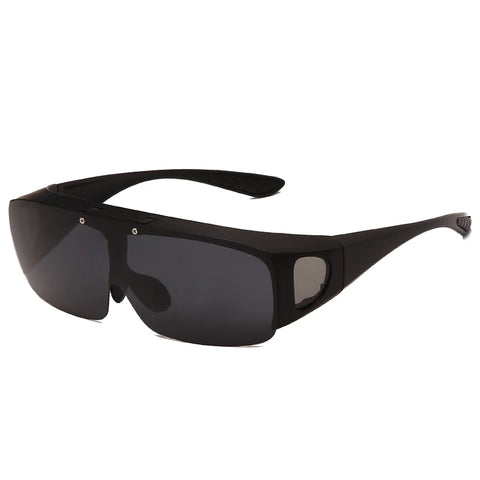 Flip Up Polarized Sunglasses Men Wear Over Myopia Eyeglasses Photochromic Fishing Cycling Glasses Night Vision Driving Goggles