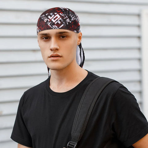 Men Women Quick Dry Cycling Cap Sport Head Scarf Running Riding Bandana Pirate Hat Anti-Sweat Headband Summer Breathable Beanies