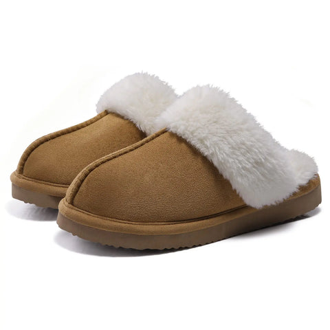 Crestar Women's Fuzzy Memory Foam Slippers Fluffy Winter House Shoes Indoor and Outdoor Lovers Warm Slippers With Good Wrapping