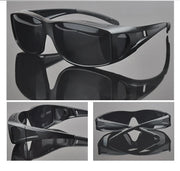 2023 Polarized Sunglasses Men Wear Over Myopia Prescription Glasses Fishing Eyewear Vintage Night Vision Driving Goggles