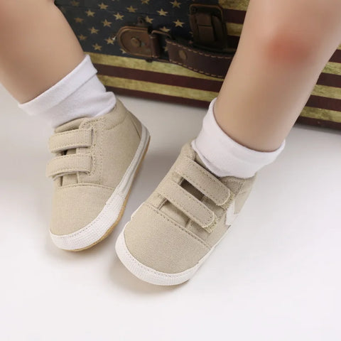 Meckior Classical Sport Toddler Canvas Shoes Breathable Anti-slip Soft Bed Baby Boys Girls Sneakers Crib Shoes Moccasins