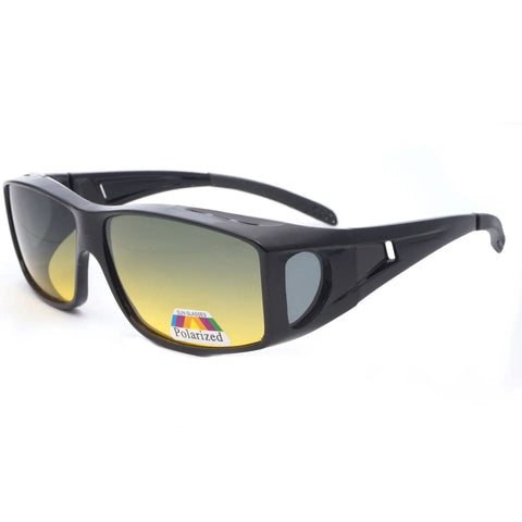 2023 Polarized Sunglasses Men Wear Over Myopia Prescription Glasses Fishing Eyewear Vintage Night Vision Driving Goggles
