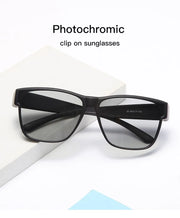 Vintage Polarized Sunglasses Women Men Wear Over Myopia Glasses Photochromic Fishing Cycling Glasses Night Vision Driving Goggle