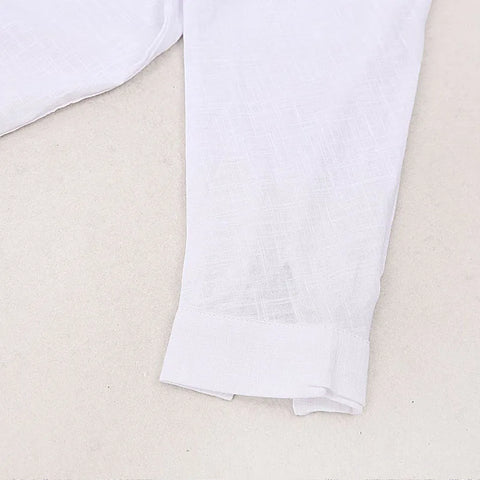 Para Praia White New Summer Bat Shirt Long Cotton Swimwear Cover Ups 2024 Sexy Beach Polka Maxi Dress Women Bikini Beachwear