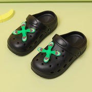 Summer Kids Home Slippers Sandals Garden Shoes Soft Anti-Slip Cute DIY Design Hole Baby Shoes Sandy Beach Boys Girls