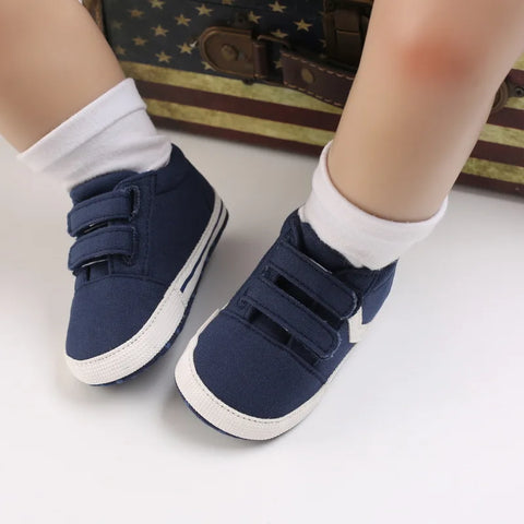 Meckior Classical Sport Toddler Canvas Shoes Breathable Anti-slip Soft Bed Baby Boys Girls Sneakers Crib Shoes Moccasins