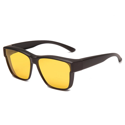 Vintage Polarized Sunglasses Women Men Wear Over Myopia Glasses Photochromic Fishing Cycling Glasses Night Vision Driving Goggle