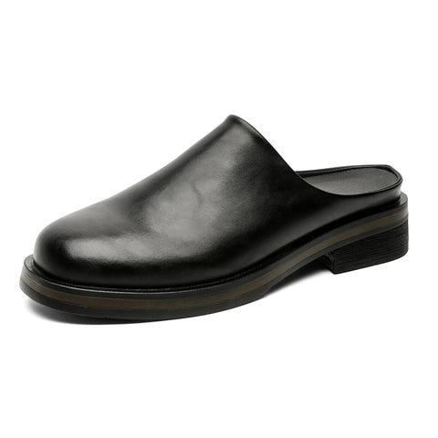 GIOIO New high quality summer men wear shoes fashion half slippers a slip-on