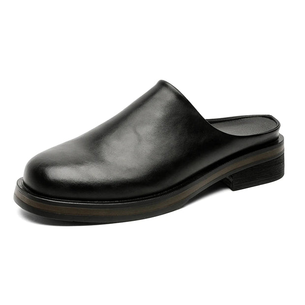 GIOIO New high quality summer men wear shoes fashion half slippers a slip-on