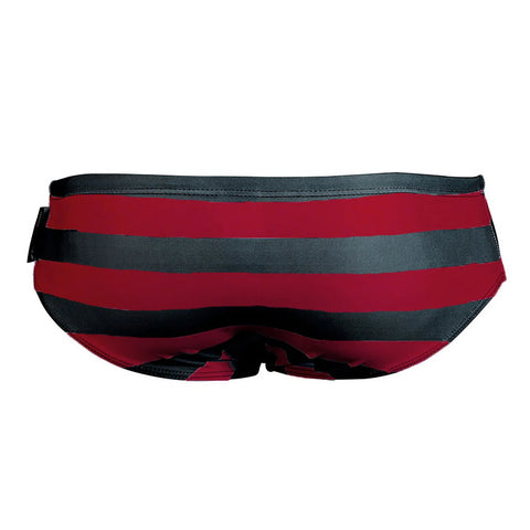 Men Striped Swim Briefs Swimwear Sexy Male Swimming Trunks Beach Short Surfing Summer Swimsuit Bikini Pants Bañador Corto Hombre