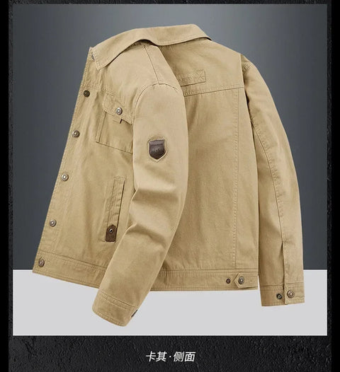 mens cargo jackets New Fashion bomber jacket mens wear simple British style Warm Windproof Jacket and coat baseball jacket male