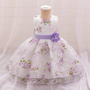 Summer Pink Flower Dress For Girls Kids Clothes Party Wedding Bridesmaid Girl Dresses Birthday Children Clothing Costumes 3 10 Y