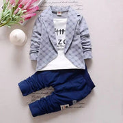 Spring Autumn Kids Clothes Sets Baby Boys Tracksuit Long Sleeve Tops+Pant 2Pcs/Set Infant Gentleman Suits Children Clothing Sets