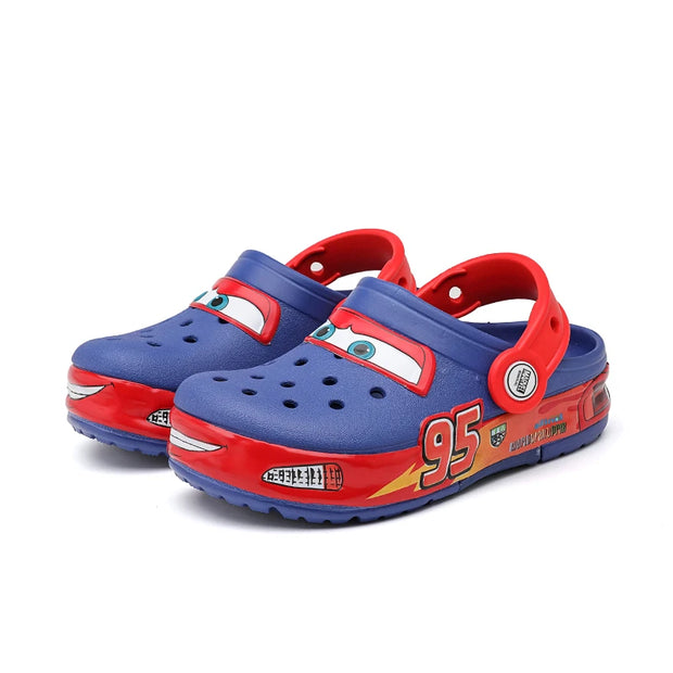 New Cars Lightning Mcqueen Shoes Children'S Slippers Boy Girl Anti Slip Anti Odor Beach Sandals Birthday Gift
