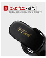 Mesh Summer Heeled Slippers Ladies Shoes for Women Sandals 2023 Peep Toe Outside Women's Rubber Slipper Female Platform Sandals